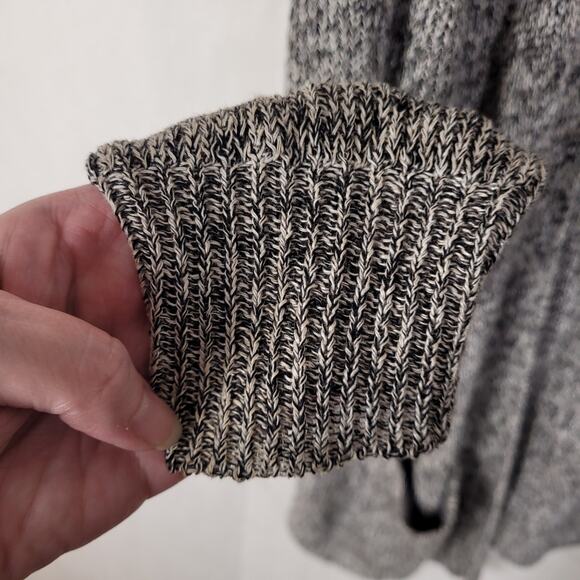 Theory linen cardigan open front slouchy open knit Medium Old Money Quiet Luxury - Picture 5 of 7